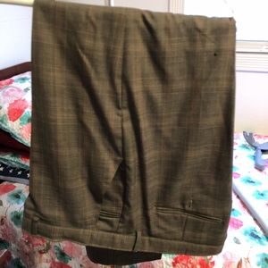Calvin Klein men’s brown slacks wool size 40 X 30